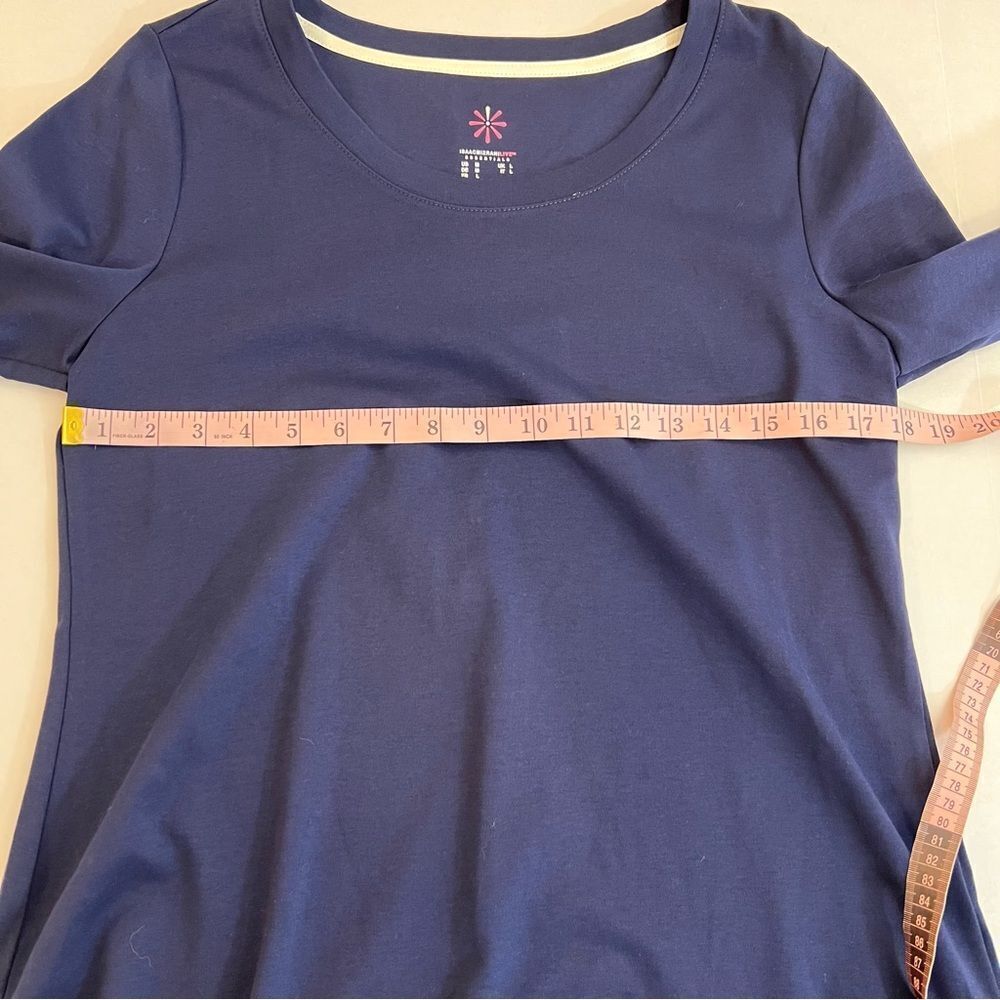 New Isaac Mizrahi Essentials Pima Cotton 3/4 Sleeve Top | Size M - Picture 7 of 8